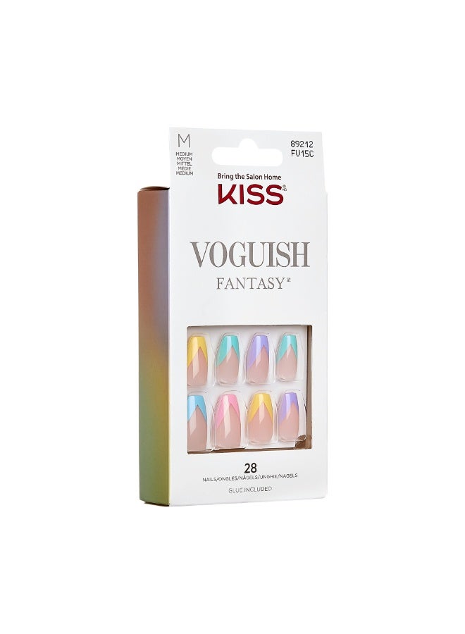 Kiss Voguish Fantasy Nails- Medium Length FV15C - Image 2