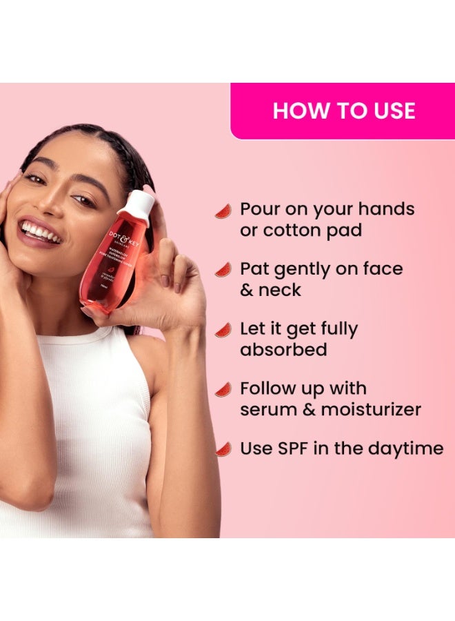 Dot & Key Watermelon SuperGlow Glycolic Face Pore Tightening Toner | for Glowing Skin | Alcohol Free, Toner for Uneven Skin Tone | For All Skin Types | 150 ml - Image 3