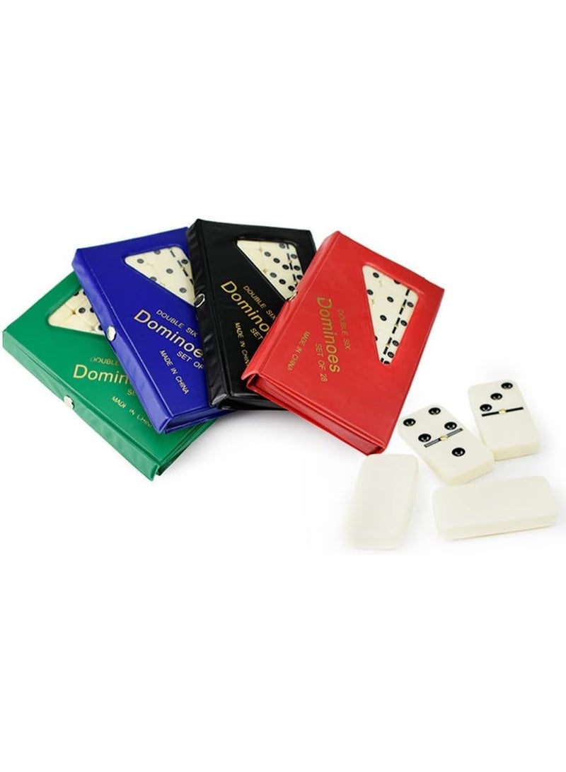 BJM Adult Domino Set Classic Board Games Classic Family Board Games for Adults and Families for Beginner Players (Random Color) - Image 2