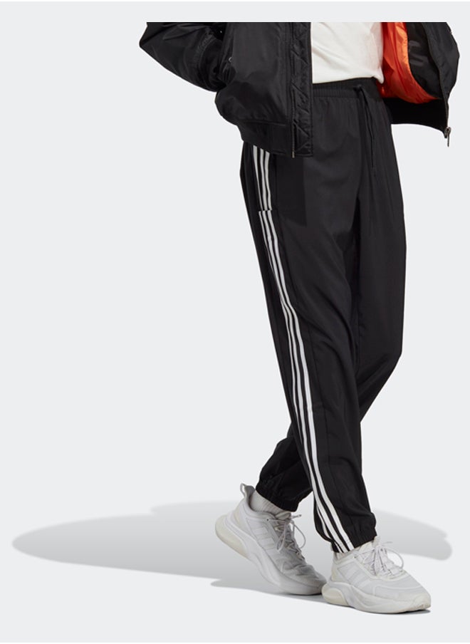 Adidas - Aeroready Essentials Elastic Cuff Woven 3-Stripes Tracksuit Bottoms - Image 1
