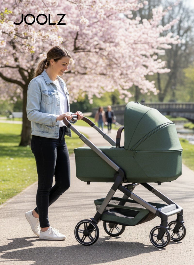 جولز عربة أطفال حضرية مدمجة مع سرير حديثي الولادة | طي بيد واحدة | مقعد قابل للعكس والاستلقاء | مرتبة قابلة للتنفس | مظلة حماية شمسية | نظام تعليق ناعم | ٦٦×٥٢×١٠٥ سم - Image 2