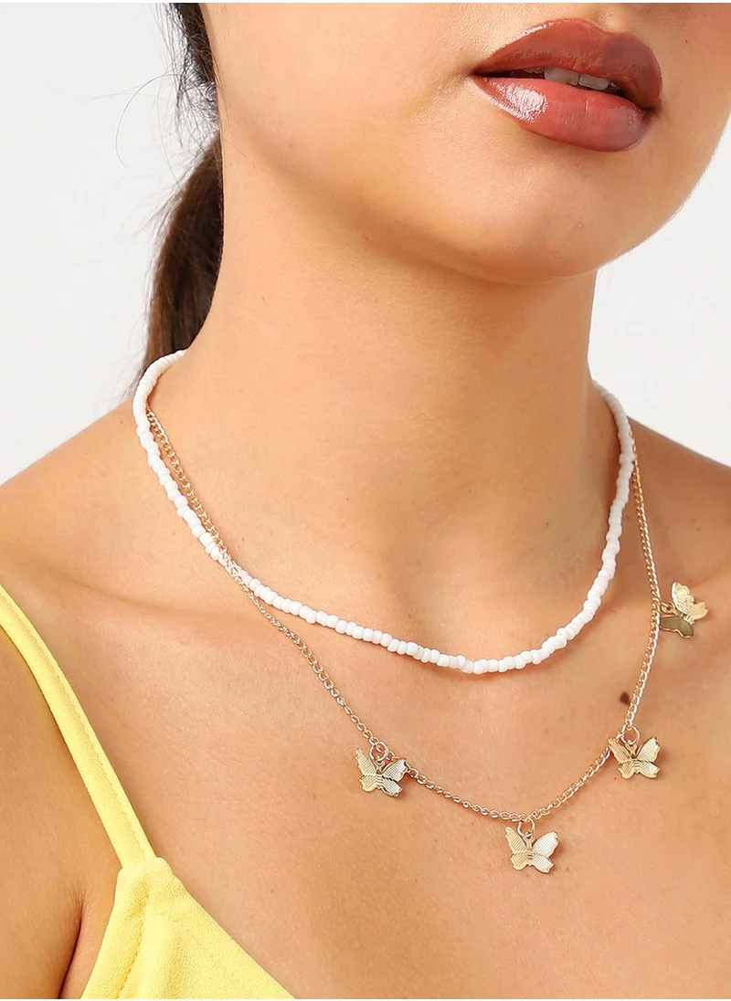 SOHI Casual Multi-Layer Necklace