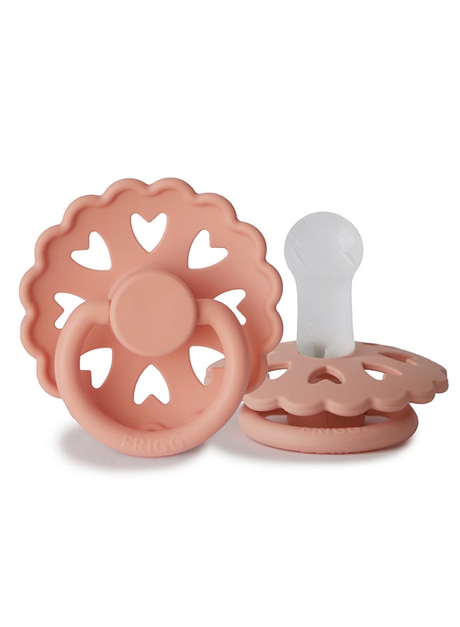 FRIGG Fairytale Silicone Baby Pacifier 6-18M 1-Pack The Princess and the Pea - Size 2 - Image 2