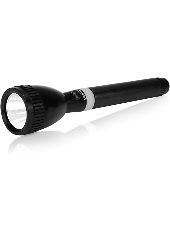 GEEPAS Rechargeable LED Flashlight Portable & Lightweight GFL3827 3000mAh Battery 3hrs Working Ideal for Indoor & Outdoor Activities Powerful Torch for Camping Hiking & More - Image 1