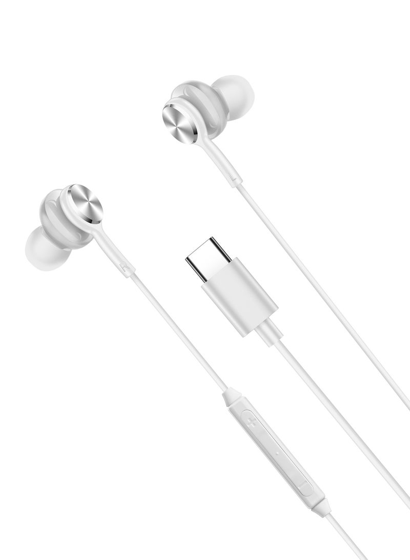 Cellairis Rush C Wired In-Ear Earbuds with Mic, Type-C Connector, HD Stereo Sound & Inline Volume Control - Image 1
