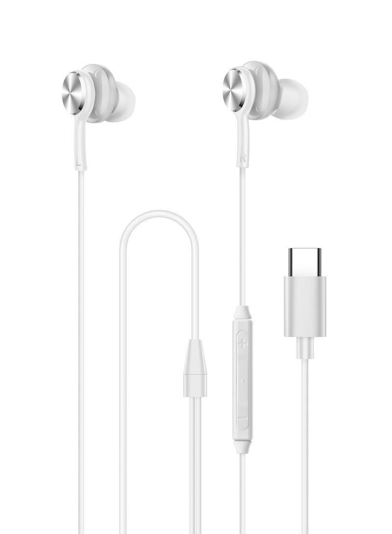 Cellairis Rush C Wired In-Ear Earbuds with Mic, Type-C Connector, HD Stereo Sound & Inline Volume Control - Image 4