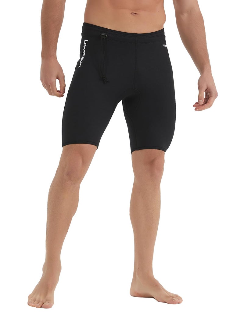 Lemorecn Wetsuits Pants Shorts 3mm Neoprene Canoeing Swimming Pants(1035-XL) - Image 1