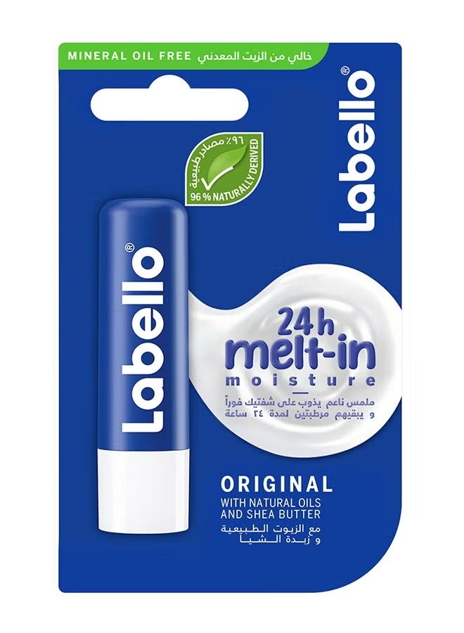Labello Lip Care, Moisturizing Lip Balm, Original with Shea Butter, 4.8grams - Image 5