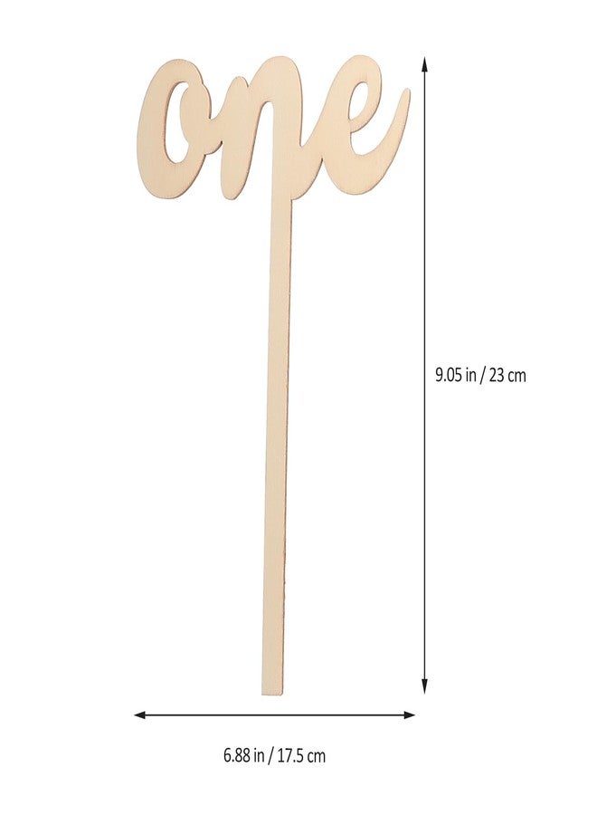 Tinksky 12pcs One-Twelve Wooden Table Numbers on Sticks for Wedding Party Decoration - Image 2