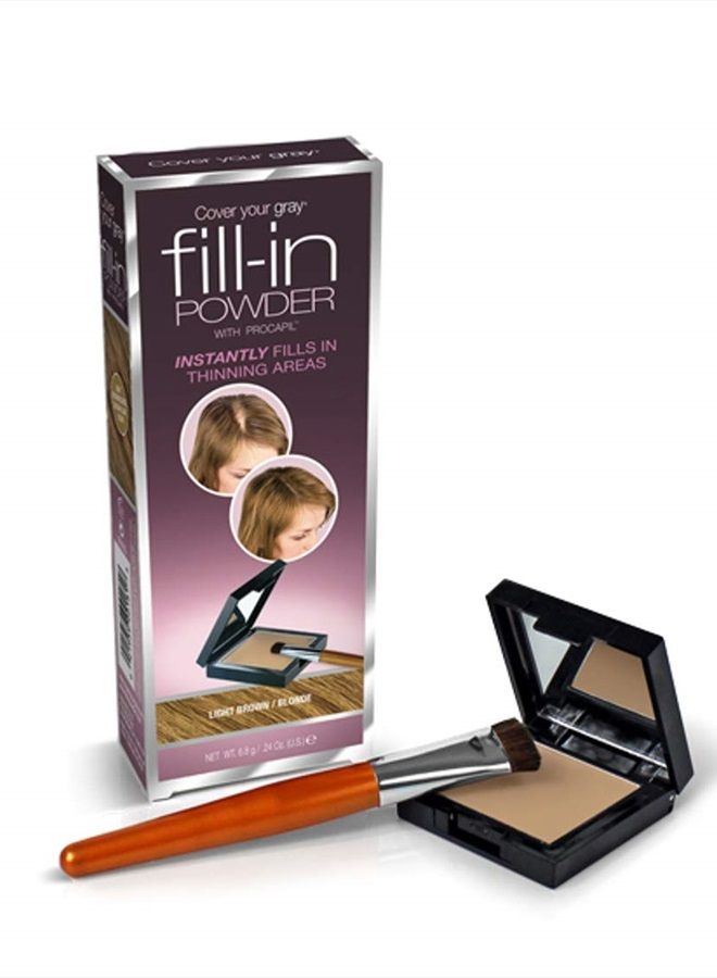 Cover Your Gray Fill in Powder, Light Brown, 1 Count (Pack of 3) - Image 1