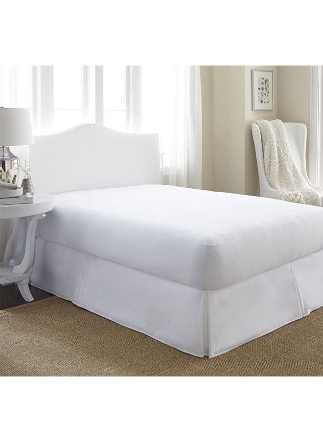 Fitted Waterproof Mattress Protector King Size 200X200+30 cm White Cotton White King - pzsku/Z946D940F44645226441BZ/45/_/1685349416/9b2f4490-1865-41ff-ab15-f60360f69ca2