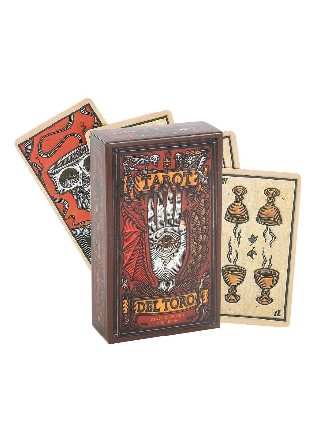 NIBEMINENT Tarot card series and guidebook "Tarot Deck and Guide" - 78 cards. Inspired by the world of Guillermo del Toro. Innovative book. Beginner's deck. Game. - Image 2