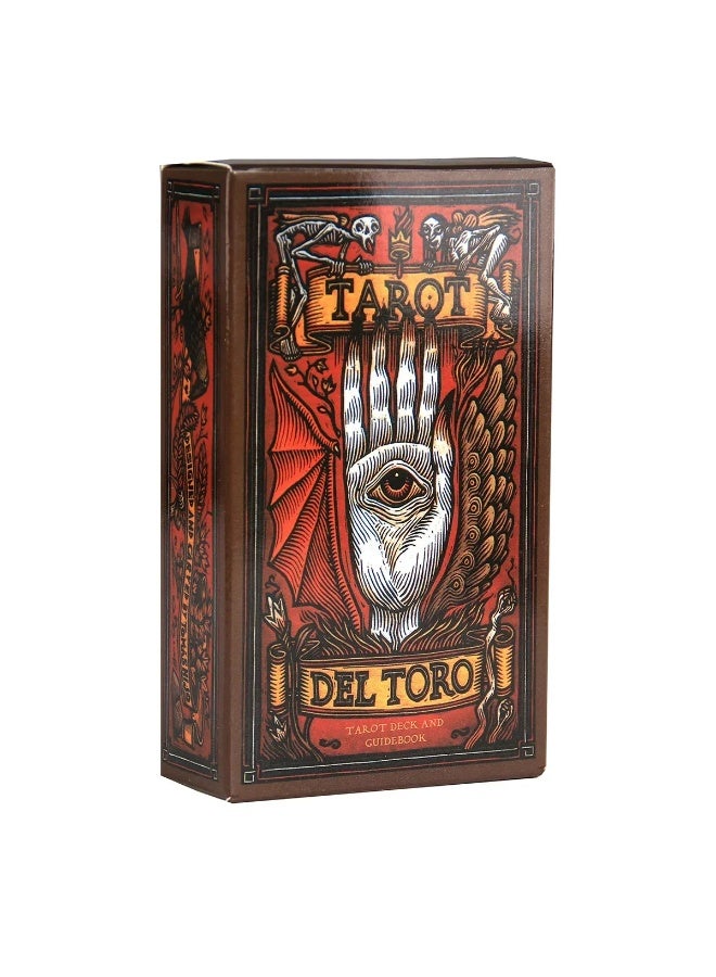 NIBEMINENT Tarot card series and guidebook "Tarot Deck and Guide" - 78 cards. Inspired by the world of Guillermo del Toro. Innovative book. Beginner's deck. Game. - Image 1