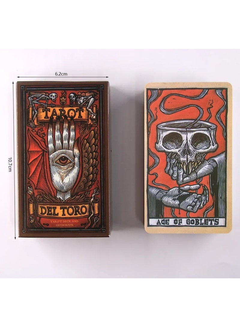 NIBEMINENT Tarot card series and guidebook "Tarot Deck and Guide" - 78 cards. Inspired by the world of Guillermo del Toro. Innovative book. Beginner's deck. Game. - Image 3