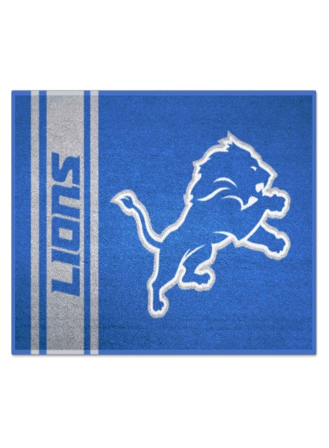 FANMATS 8241 NFL - Detroit Lions Starter Mat Accent Rug - 19in. x 30in. | Sports Fan Home Decor Rug and Tailgating Mat Uniform Design - Image 1