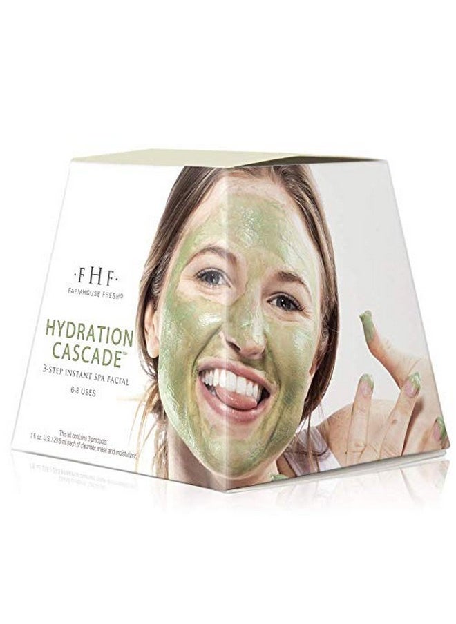 FarmHouse Fresh Hydration Cascade 3Step Instant Spa Facial 3 Ct.  - Image 3