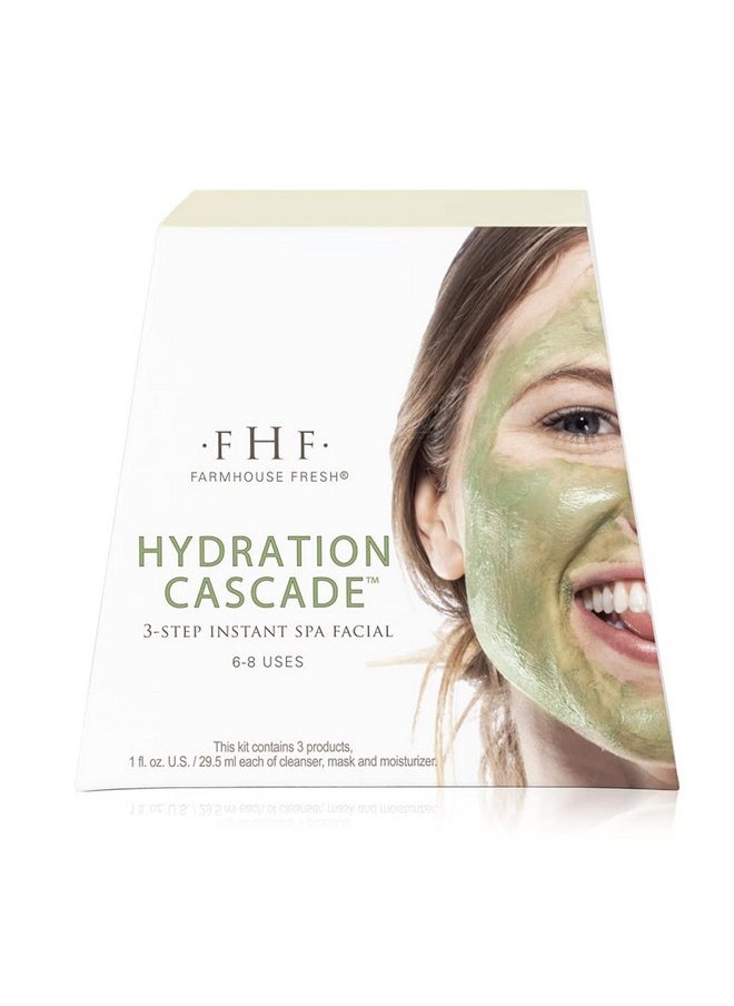 FarmHouse Fresh Hydration Cascade 3Step Instant Spa Facial 3 Ct.  - Image 1