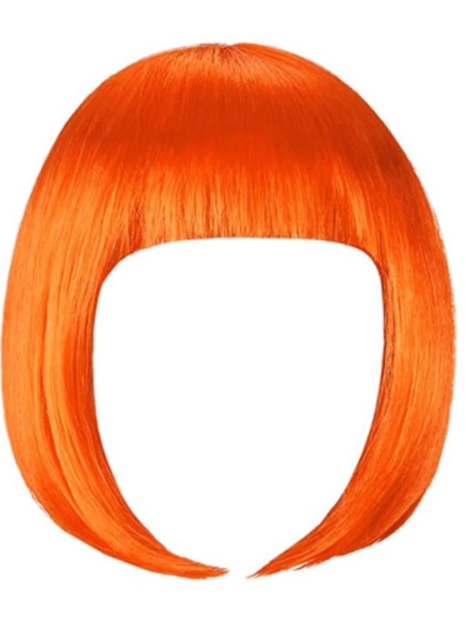Wig Orange Short 