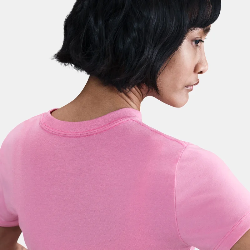 Nike Pink Women's Sportswear Chill Knit Crop Top for Women | Best Price UAE