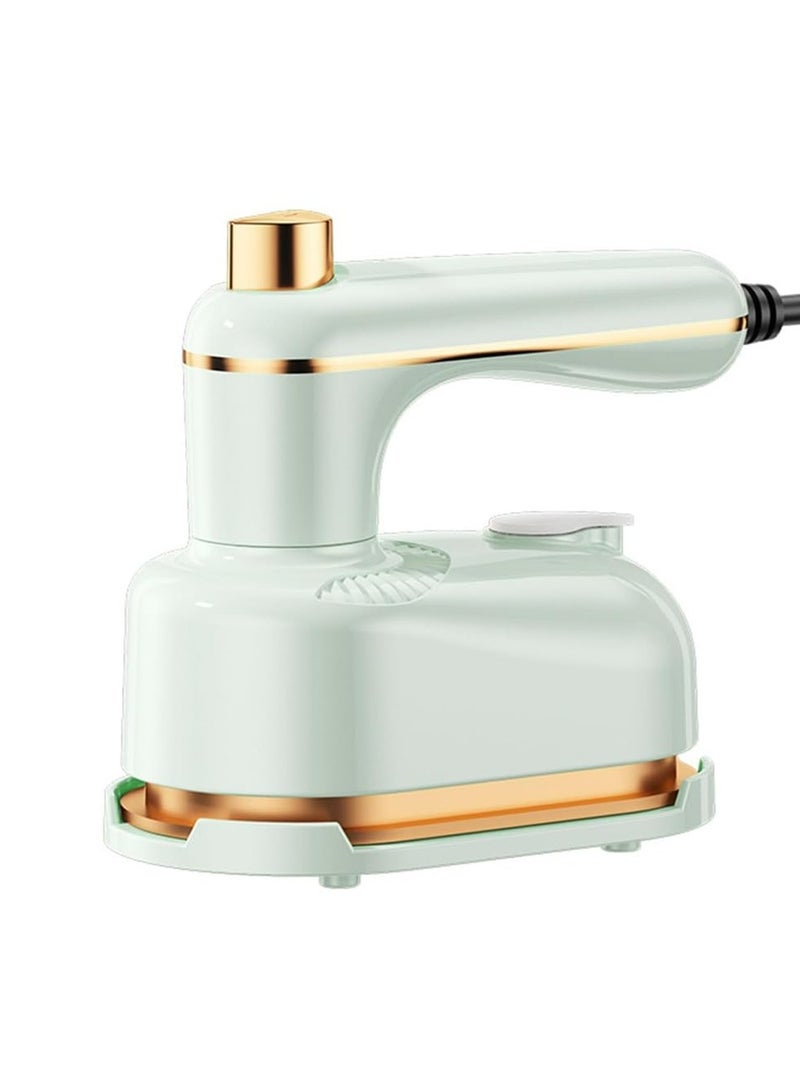 Dominy Portable Steam lron, 2-in-1 Steamer and Iron, 1000W Fast Heating in 5 Seconds, Mini Travel Iron for Clothes, Lightweight & Compact for Home, Business Trips, Hotels (Green) - Image 1