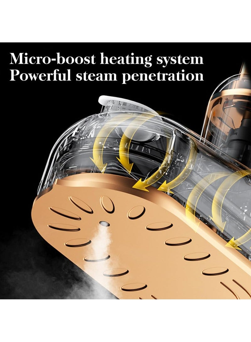 Dominy Portable Steam lron, 2-in-1 Steamer and Iron, 1000W Fast Heating in 5 Seconds, Mini Travel Iron for Clothes, Lightweight & Compact for Home, Business Trips, Hotels (Green) - Image 4