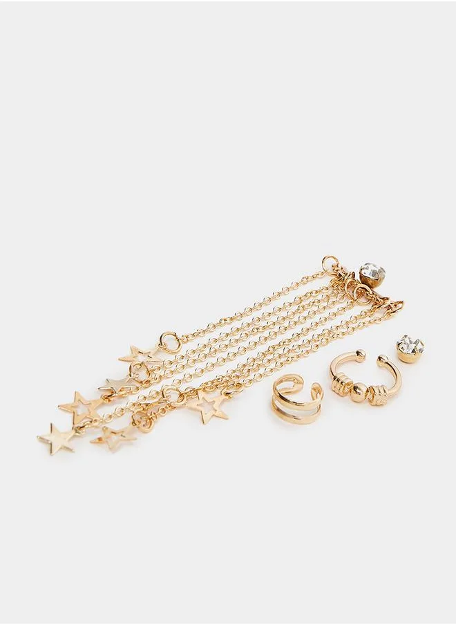 Styli Set of 4 - Assorted Star Drop Earrings