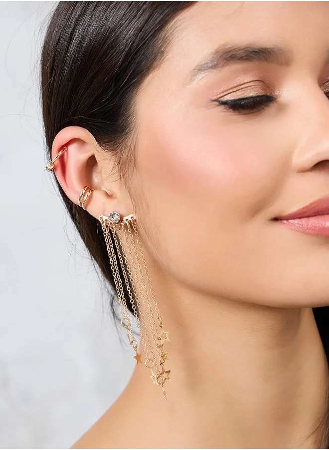 Styli Set of 4 - Assorted Star Drop Earrings
