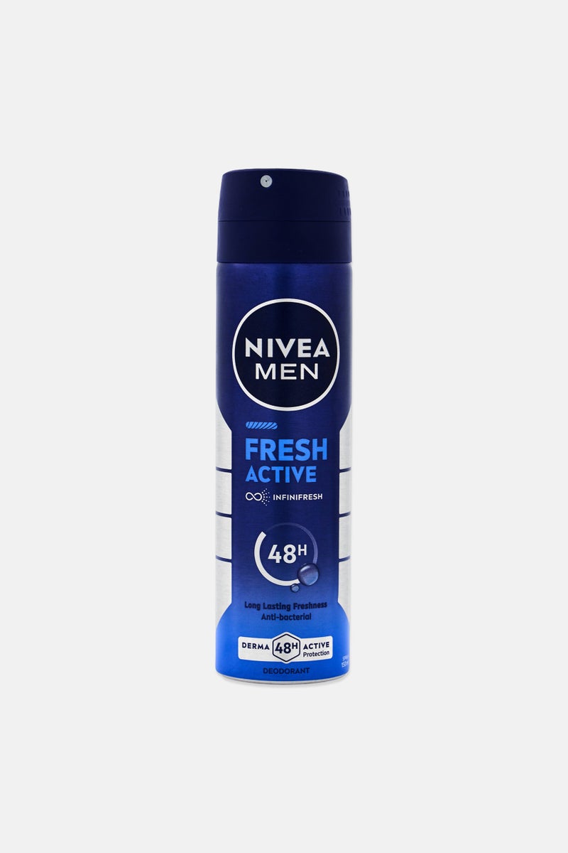 Nivea Fresh Active Long Lasting Freshness Deodorant Spray 150 ml - Image 1