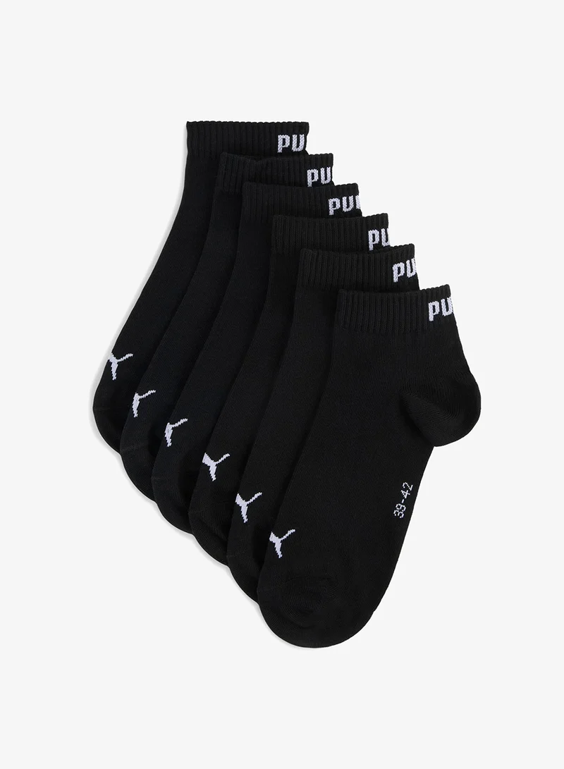 PUMA 3 Pack Plain Quarter Socks