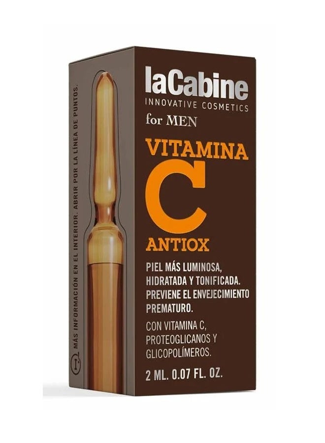 La Cabine for Men Vitamin C Antiox Concentrated Ampoule 1x2ml - Image 1