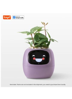 EVEREEN Tuya Ivy Smart Planter,Endless Fun Over 49 Rich Expressions,7 smart sensors,AI Chips Make Raising Plants Easy and Fun(Purple)  - Image 1