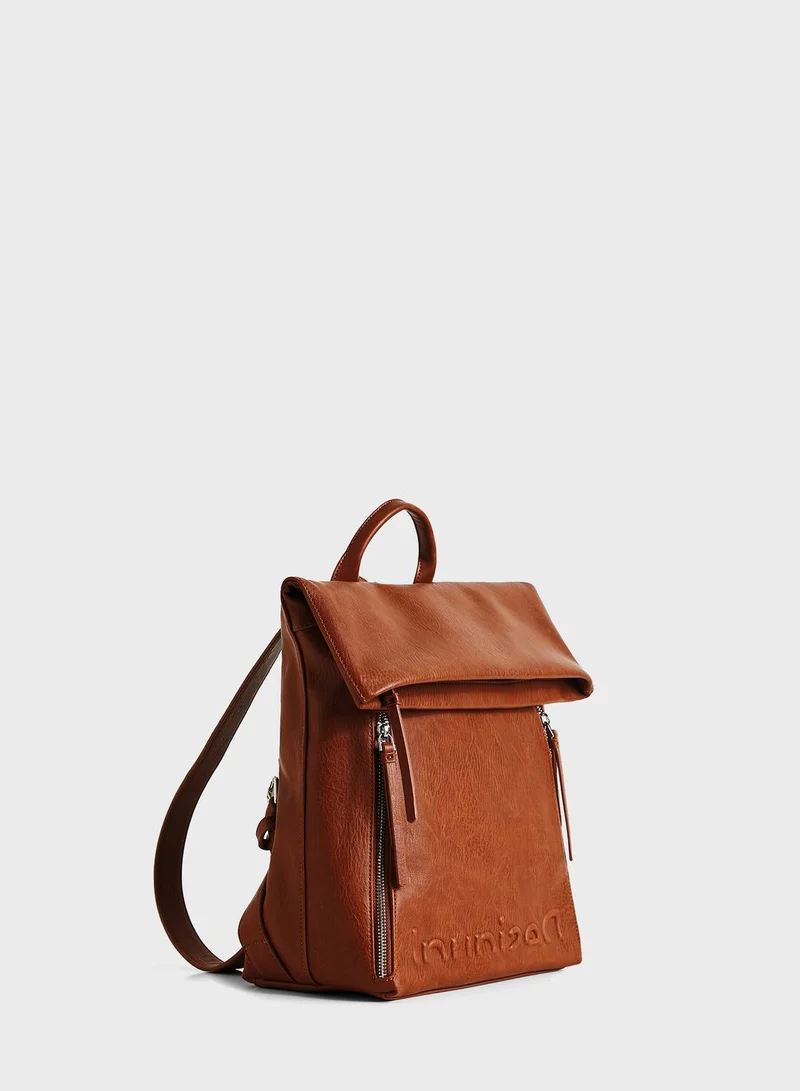 DESIGUAL Top Handel Flap Over Backpack