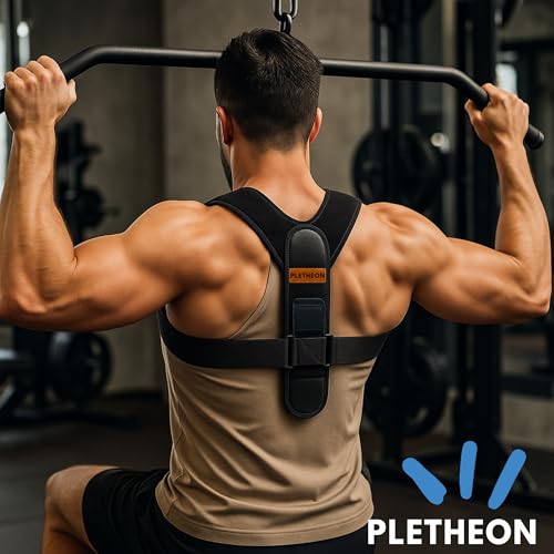 PLETHEON Adult Shoulder Posture Corrector Belt | Clavicle & Upper Back Support Brace | Posture Alignment Support | Fit From 30 to 44 Inch Tummy - Image 5