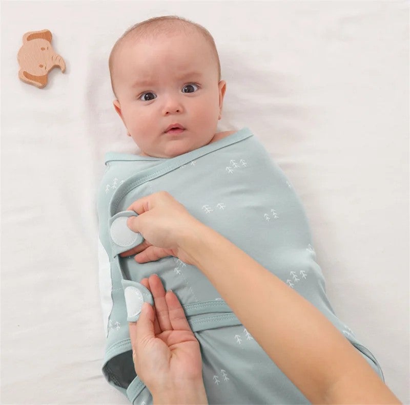 Y&D Newborn Swaddle Sleeping Bag 100% Cotton Infant Swaddlers Cocoon Wrap Sleep Sack Blanket Soft Print Material - Image 5