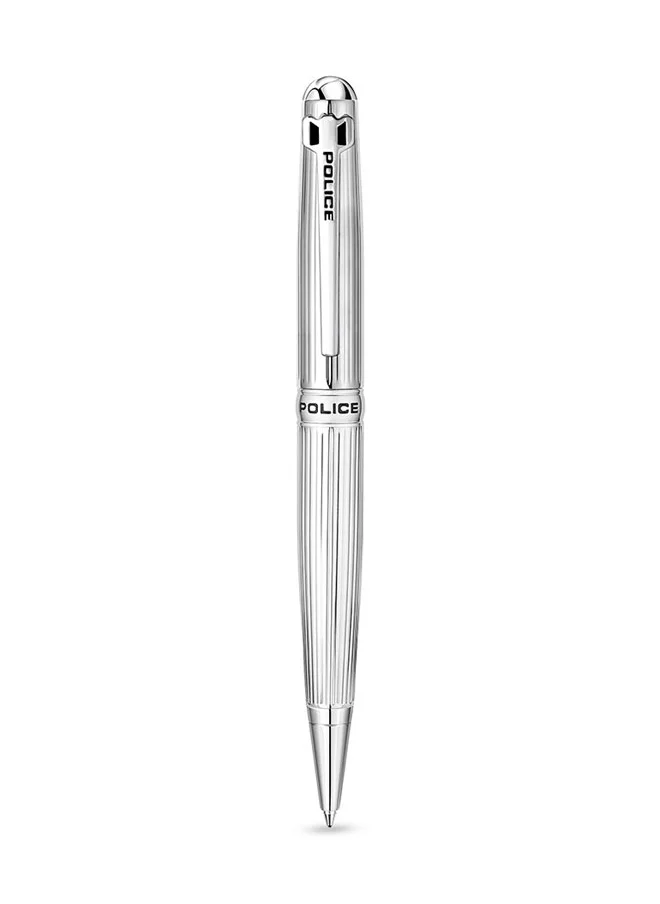 بوليس Clarendon Pen Silver Textured Body Silver Trims