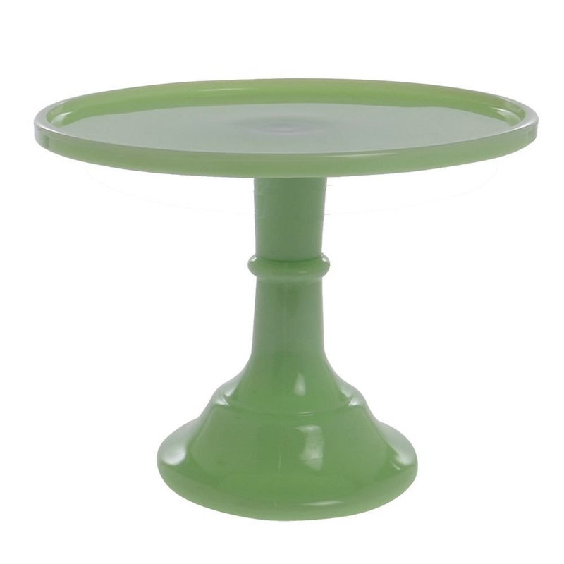 Mosser Glass Jade 10 Inch Cake Plate