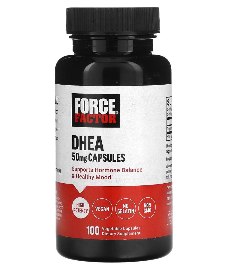 Force Factor DHEA 50 mg 100 Vegetable Capsules