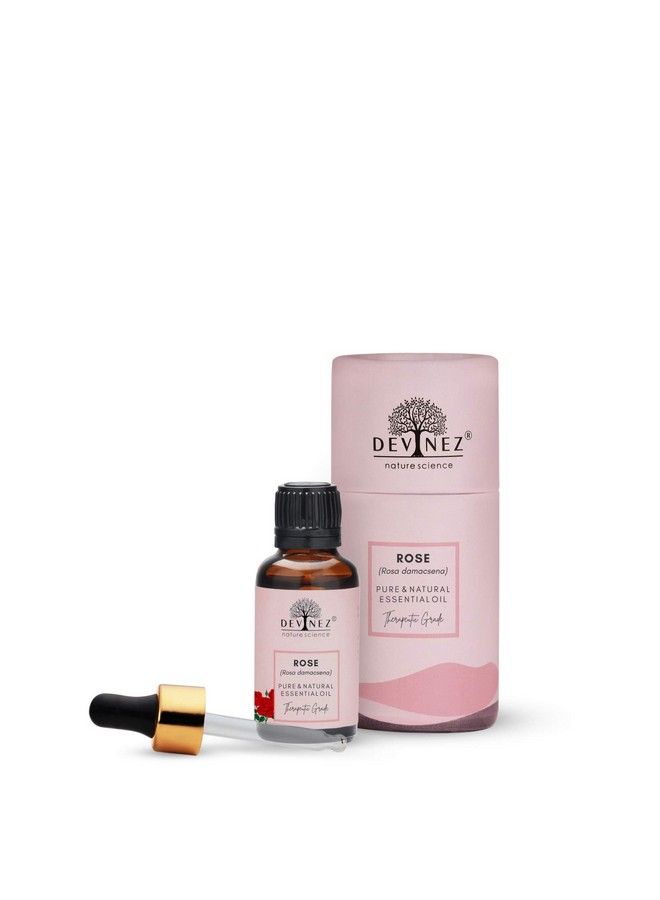 Devinez Rose Essential Oil 100% Pure Natural & Undiluted 30Ml For Skin Care Acne Improves Skin Health Prevents Aging Hair Care - Image 2