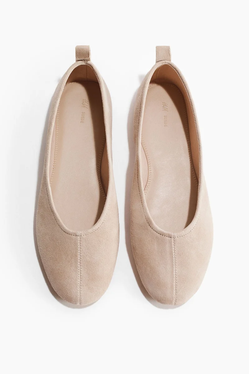 H&M Suede ballet flats