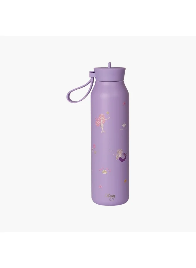 Citron Water Bottle-Mermaid-500Ml-Cylinder (304 Stainless Steel) Purple \ 6.1X23.9