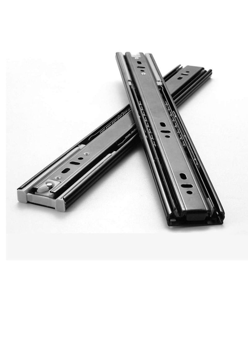 Soft Closing Steel Ball Bearing Drawer Slide Rail Runner (16 inch (40cm))  - Image 1