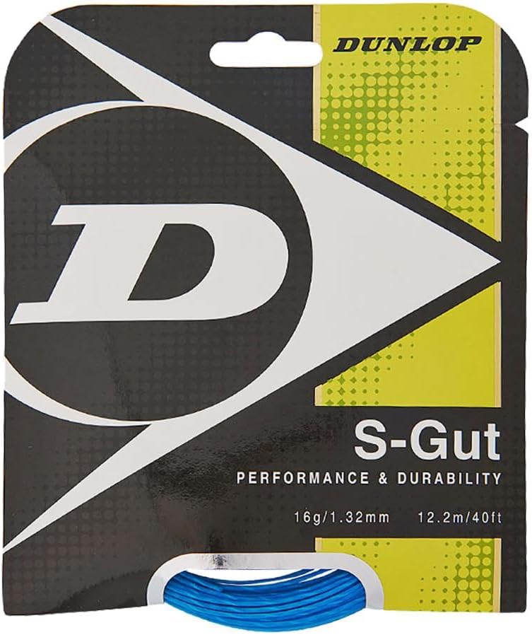 Dunlop Sports S Gut Tennis String Set - 16 Gauge, Multicolor - Image 1
