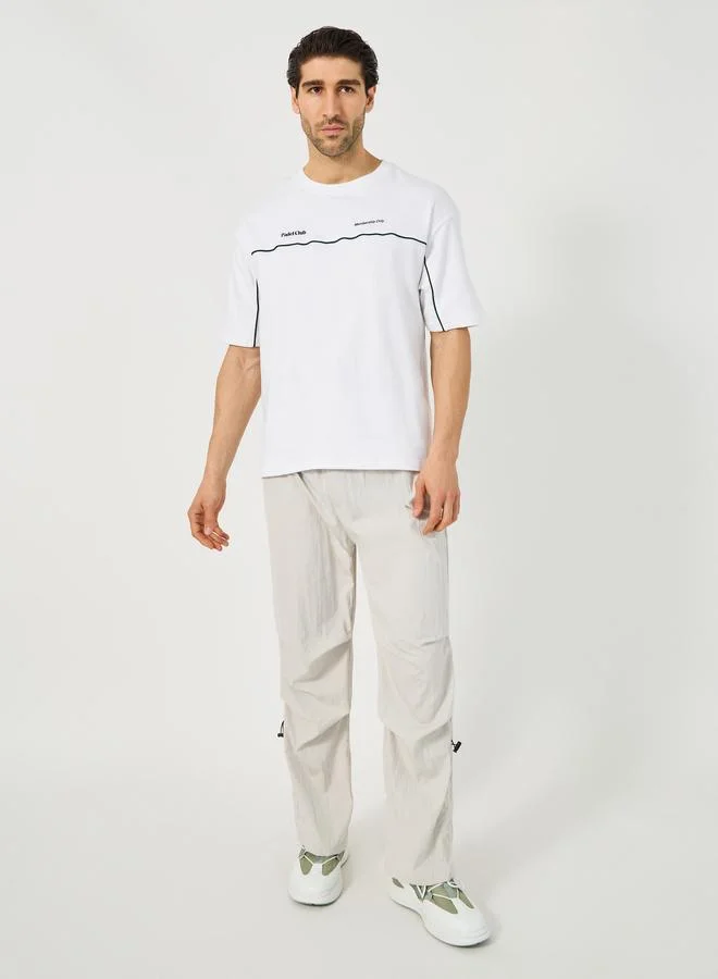 Styli Styli Retro Court Graphic Print Oversized T-Shirt