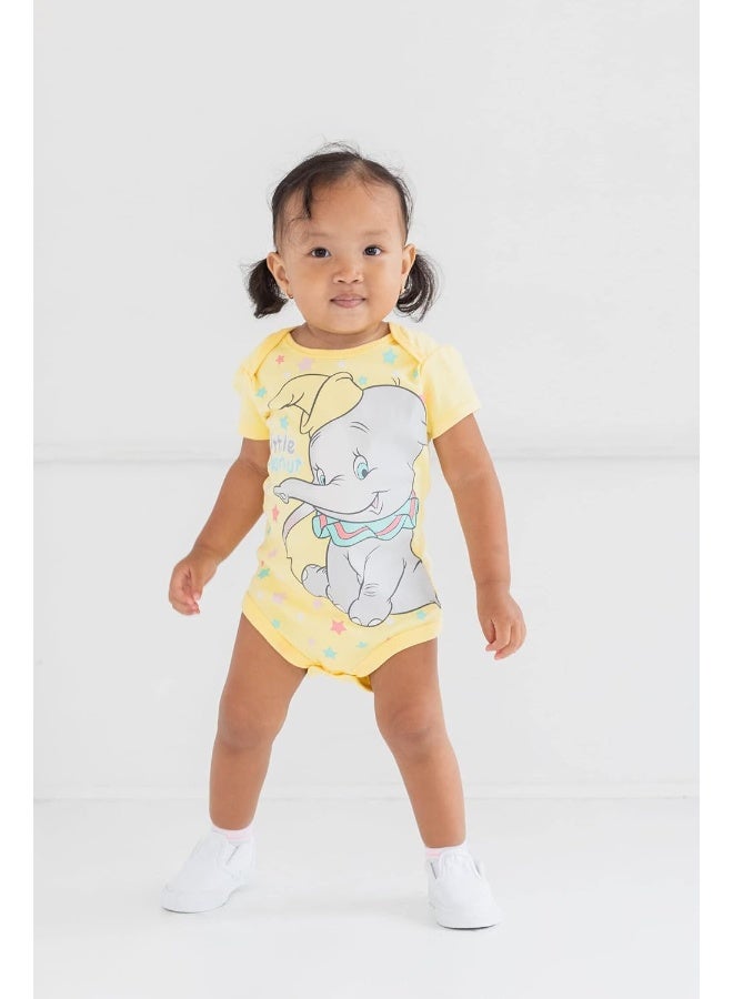 Disney Disney Classics 5 Pack Bodysuits Princesses 101 Dalmatians Dumbo Bambi Aristocats  - Image 2