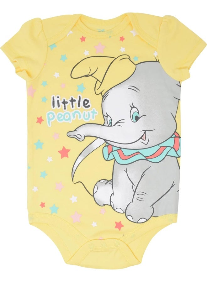 Disney Disney Classics 5 Pack Bodysuits Princesses 101 Dalmatians Dumbo Bambi Aristocats  - Image 3