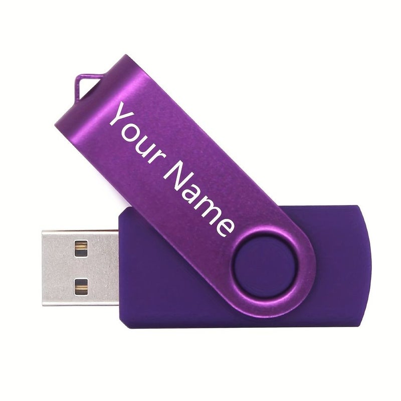 Custom Name USB Flash Drive Thumb Drives Memory Stick 256MB Black - Image 5