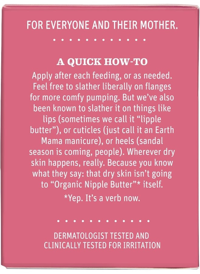 Earth Mama Earth Mama Organic Nipple Butter, 2-Ounce Jar - Soothing & Moisturizing for Breastfeeding & Dry Skin - Unscented, Lanolin-Free, Non-Sticky - Chosen by Hospital NICUs  - Image 4