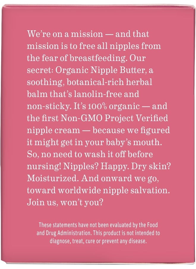 Earth Mama Earth Mama Organic Nipple Butter, 2-Ounce Jar - Soothing & Moisturizing for Breastfeeding & Dry Skin - Unscented, Lanolin-Free, Non-Sticky - Chosen by Hospital NICUs  - Image 5