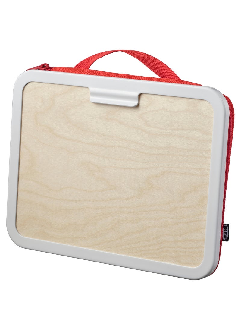 MALA Portable Drawing Case - Red, Art Supplies Organizer with Handle, Includes Drawing Paper and Coloring Tools