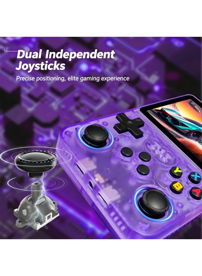 NexusTek R36S 3.5-inch Handheld Game Console | IPS HD Screen | Dual 3D Joysticks | WiFi Multiplayer Battle Mode | 3000mAh Long Battery | Built-in 128GB Storage Supports 30000+ Classic Games | Portable Gaming Console - Image 3